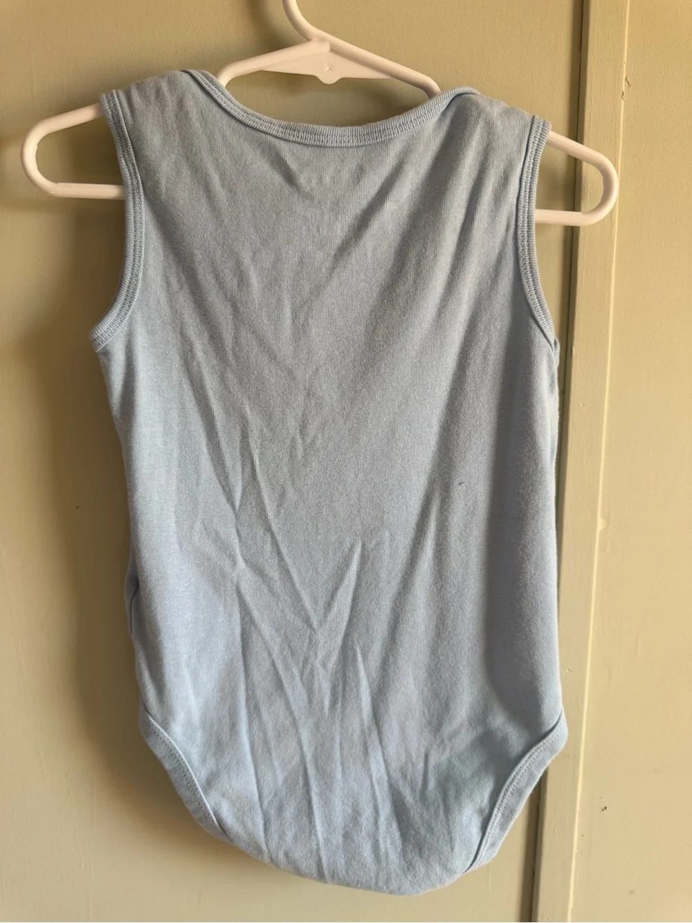Disney Light Blue Castle Sleeveless One-Piece Bodysuit